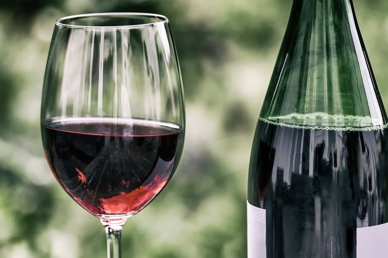 Wine Bottle Planters